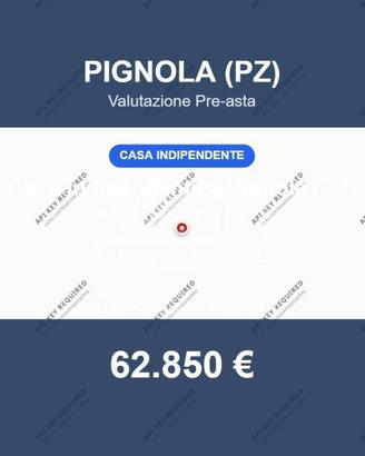 Immobile in asta di 270 m² con box auto a Pignola