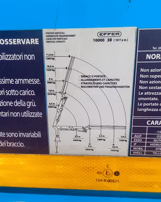 camion con gru e ribaltabile 