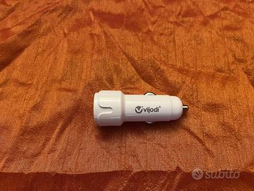 Caricabatterie USB Auto ricarica 2,4A 5V Vijodi
