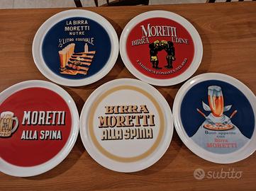 Piatti pizza birra Moretti