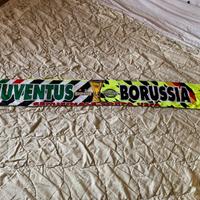 Sciarpa calcio 1995 Juventus Borussia Uefa orig