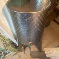 Botte 110 litri acciaio inox