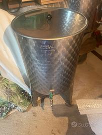 Botte 110 litri acciaio inox