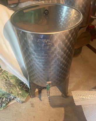 Botte 110 litri acciaio inox