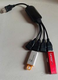 Multipresa USB a 4 porte 