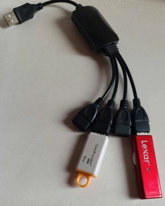 Multipresa USB a 4 porte 