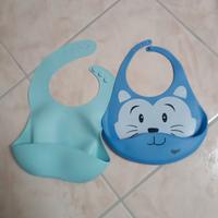 Bavaglini per pappa in silicone