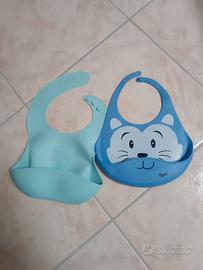 Bavaglini per pappa in silicone