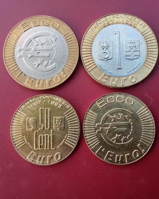 Monete pre-Euro di Fiesole e Pontassieve ('97/'98)