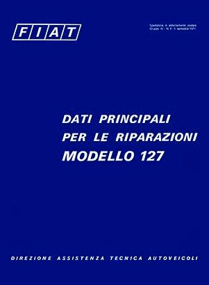 MANUALE OFFICINA FIAT 127 - 1981