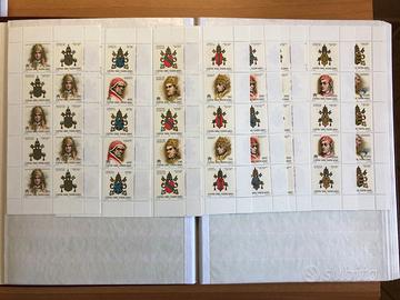 Vaticano-  francobolli I Papi santi 1998