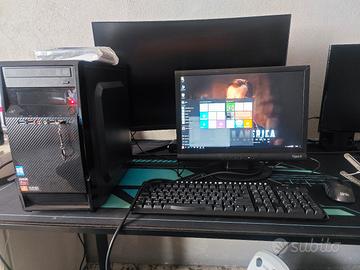 PC Fisso Completo SSD120Gb RAM 4Gb Win10 office