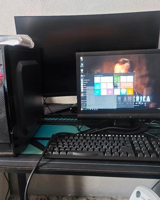 PC Fisso Completo SSD120Gb RAM 4Gb Win10 office