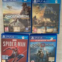 GIOCHI X PS4 COME NUOVI
