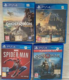 GIOCHI X PS4 COME NUOVI