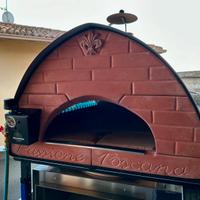 Forno pizza a gas/legna Pizzaparty Bollore 2 pizze