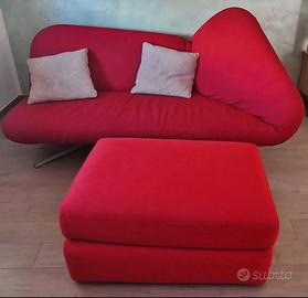 Divano trasformabile "Papillon XL" Bonaldo + puff