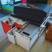 Modulo camper Cucina e Letto