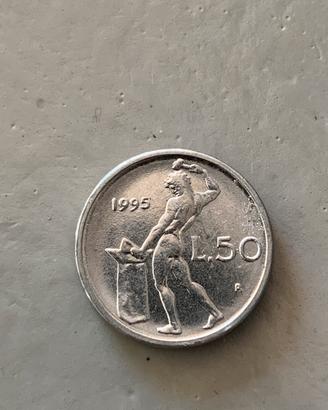 Moneta di 50 Lire piccola 1993, 1995