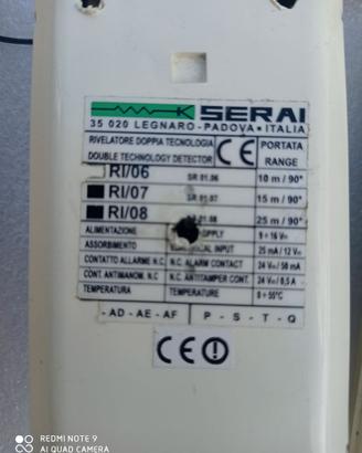 Antifurto allarme casa Serai ricambi