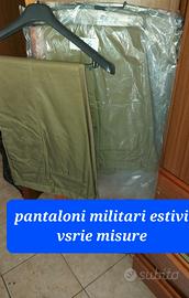 pantaloni estivi esercito italiano 
