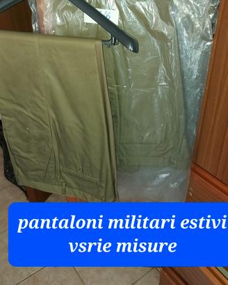 pantaloni estivi esercito italiano 