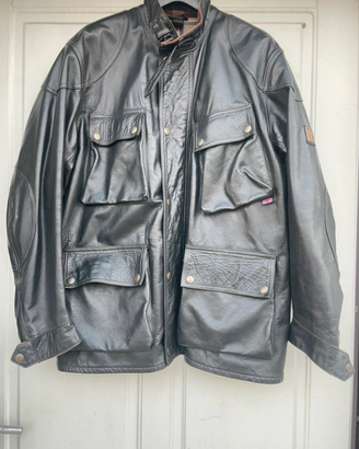 Belstaff giacca pelle nera