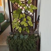 Bama Fioriera  con spalliera da 80cm