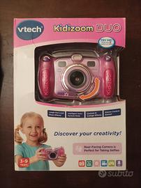 Fotocamera digitale bambini con giochi - rosa