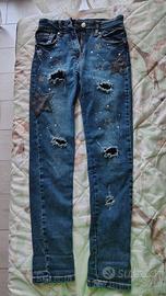 Pantaloni jeans Monnalisq bambina