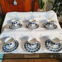 Servizio da thè in fine porcellana 