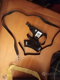 pettorina e guinzaglio x gattino