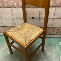 Sedia da cucina in legno massello