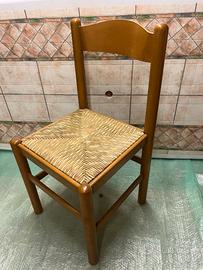 Sedia da cucina in legno massello