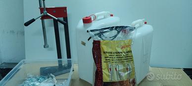 Kit imbottigliamento vino tappatrice