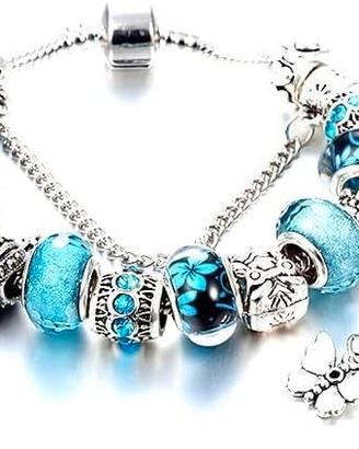 Charm con Ciondoli e Catenina Sicurezza Donna