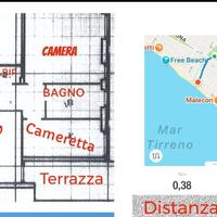Trilocale Ladispoli fronte mare