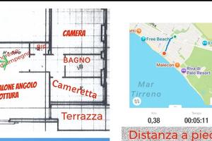 Trilocale Ladispoli fronte mare