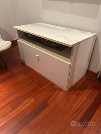 Cassettiera bianca mod. Riva Viva – Mobile TV