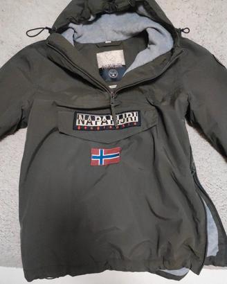 NAPAPIJRI RAINFOREST WINTER ANORAK verde militare 