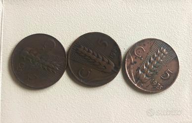 Monete da 5 centesimi 