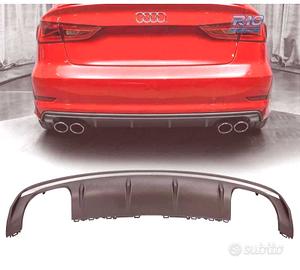 DIFFUSORE AUDI A3 8V SEDAN S LINE 13-16 LOOK S3