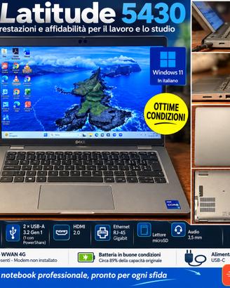 Dell Latitude 5430 i7-1255U – 32GB RAM – SSD NvMe 