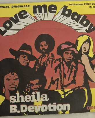 45 giri Sheila B. Devotion – Love Me Baby (1977)
