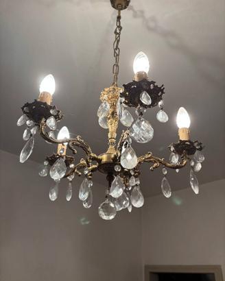Lampadario vintage \ classico con pendenti