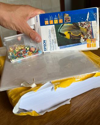 Carta stampa A4 + Fotografica + Tracolla e Puntine