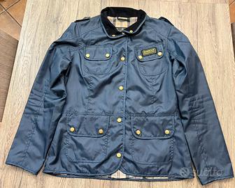Giacca barbour donna vintage international blu