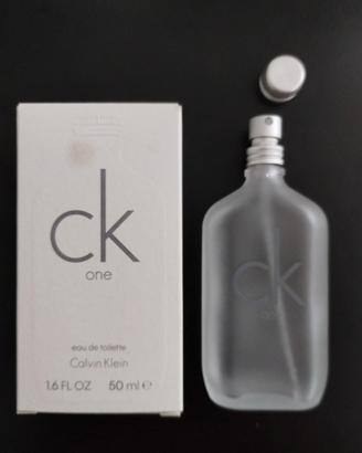 Bottiglia profumo CK ONE vuota collezione