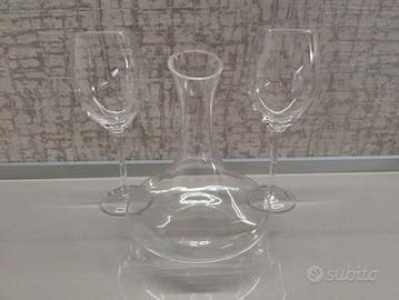 DECANTER DA VINO ICEBERG 1200ml + 2 CALICI ICEBERG