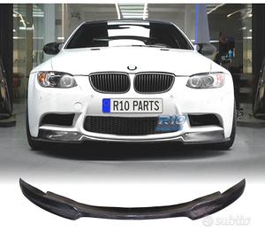 SPOILER LIP BMW E90 E92 E93 LOOK M3 FIBRA DI CARBO